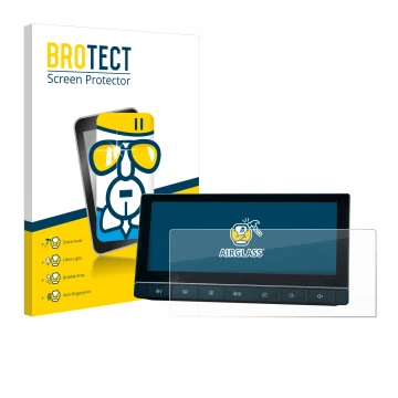Vorderseite einer Produktverpackung mit dem Markenlogo BROTECT. Daneben ist das Gerät MG 5 IPS-HD 10.25
