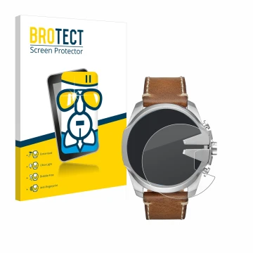 Vorderseite einer Produktverpackung mit dem Markenlogo BROTECT. Daneben ist das Gerät Diesel Mega Chief mit dem zugehörigen Di