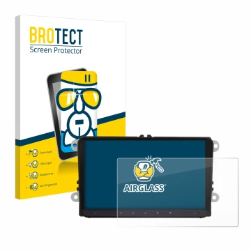 Vorderseite einer Produktverpackung mit dem Markenlogo BROTECT. Daneben ist das Gerät JF-Sound JF-039W6-X9C mit dem zugehörige