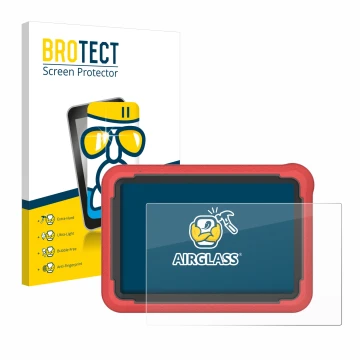 Vorderseite einer Produktverpackung mit dem Markenlogo BROTECT. Daneben ist das Gerät Launch X-431 ProV5 2023 (10,1