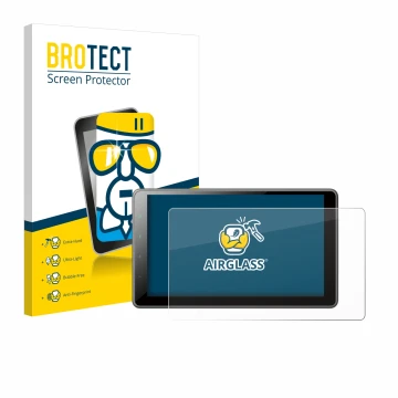 Vorderseite einer Produktverpackung mit dem Markenlogo BROTECT. Daneben ist das Gerät Pioneer SPH-EVO950DAB mit dem zugehörige