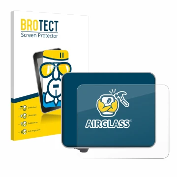 Vorderseite einer Produktverpackung mit dem Markenlogo BROTECT. Daneben ist das Gerät Bambu Lab A1 3D Printer mit dem zugehöri