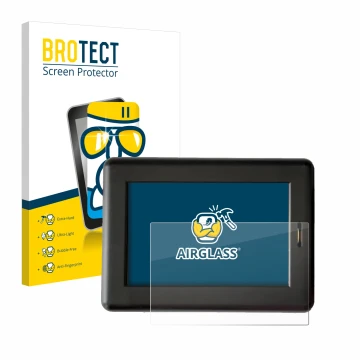 Vorderseite einer Produktverpackung mit dem Markenlogo BROTECT. Daneben ist das Gerät XC Tracer Maxx II mit dem zugehörigen Di