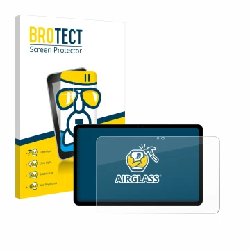 Vorderseite einer Produktverpackung mit dem Markenlogo BROTECT. Daneben ist das Gerät Peaq PET 10980-F628E mit dem zugehörigen