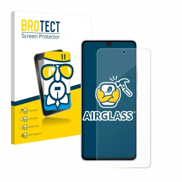 Vorderseite einer Produktverpackung mit dem Markenlogo BROTECT. Daneben ist das Gerät Vivo iQOO Neo 9 Pro mit dem zugehörigen 