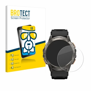 Vorderseite einer Produktverpackung mit dem Markenlogo BROTECT. Daneben ist das Gerät Kospet Tank T3 mit dem zugehörigen Displ