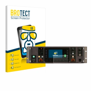 Vorderseite einer Produktverpackung mit dem Markenlogo BROTECT. Daneben ist das Gerät Behringer X32 Rack mit dem zugehörigen D