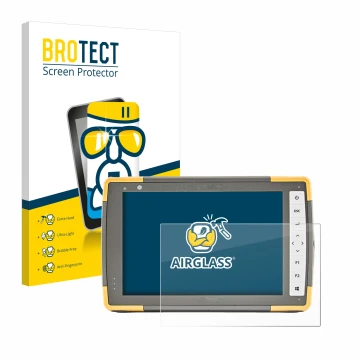 Vorderseite einer Produktverpackung mit dem Markenlogo BROTECT. Daneben ist das Gerät Topcon FC-6000 mit dem zugehörigen Displ