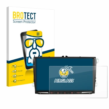 Vorderseite einer Produktverpackung mit dem Markenlogo BROTECT. Daneben ist das Gerät Erisin ES8998V 9
