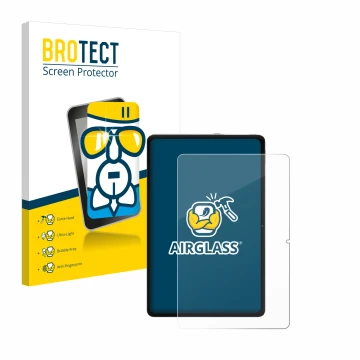 Vorderseite einer Produktverpackung mit dem Markenlogo BROTECT. Daneben ist das Gerät Xiaomi Redmi Pad Pro mit dem zugehörigen