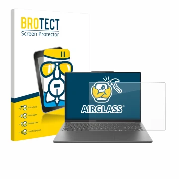 Vorderseite einer Produktverpackung mit dem Markenlogo BROTECT. Daneben ist das Gerät Lenovo Yoga Pro 9i Gen 9 16