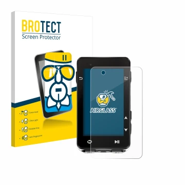 Vorderseite einer Produktverpackung mit dem Markenlogo BROTECT. Daneben ist das Gerät iGPSPORT igs630s mit dem zugehörigen Dis