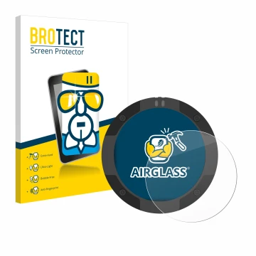 Vorderseite einer Produktverpackung mit dem Markenlogo BROTECT. Daneben ist das Gerät Beeline Moto II mit dem zugehörigen Disp
