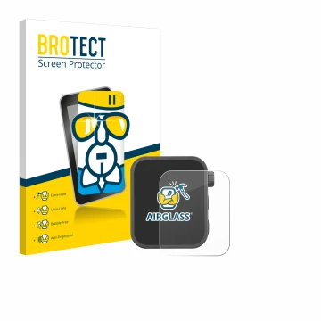 Vorderseite einer Produktverpackung mit dem Markenlogo BROTECT. Daneben ist das Gerät Godox X3 mit dem zugehörigen Displayschu