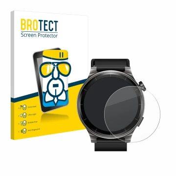 Vorderseite einer Produktverpackung mit dem Markenlogo BROTECT. Daneben ist das Gerät TOZO S5 1.43