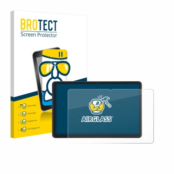 Vorderseite einer Produktverpackung mit dem Markenlogo BROTECT. Daneben ist das Gerät Acepad A170 10.4