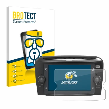 Vorderseite einer Produktverpackung mit dem Markenlogo BROTECT. Daneben ist das Gerät Lancia Ypsilon 7