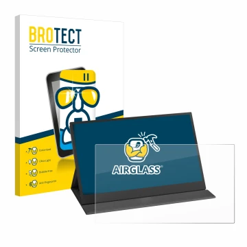 Vorderseite einer Produktverpackung mit dem Markenlogo BROTECT. Daneben ist das Gerät Yodoit PTM15 15.6