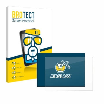 Vorderseite einer Produktverpackung mit dem Markenlogo BROTECT. Daneben ist das Gerät G-STORY 10.1