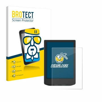 Vorderseite einer Produktverpackung mit dem Markenlogo BROTECT. Daneben ist das Gerät Vivlio Light HD Color mit dem zugehörige