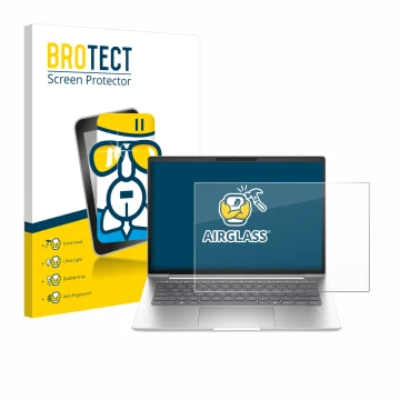 Vorderseite einer Produktverpackung mit dem Markenlogo BROTECT. Daneben ist das Gerät HP ProBook 440 G11 mit dem zugehörigen D