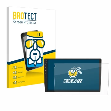 Vorderseite einer Produktverpackung mit dem Markenlogo BROTECT. Daneben ist das Gerät Eonon ua12s plus-6g mit dem zugehörigen 