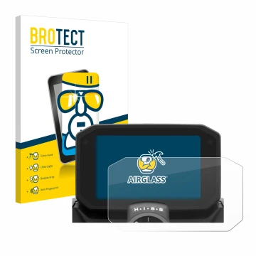 Vorderseite einer Produktverpackung mit dem Markenlogo BROTECT. Daneben ist das Gerät Honda Hornet CB 750 2024 mit dem zugehör