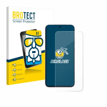 Vorderseite einer Produktverpackung mit dem Markenlogo BROTECT. Daneben ist das Gerät Vivo X200 Pro mini mit dem zugehörigen D