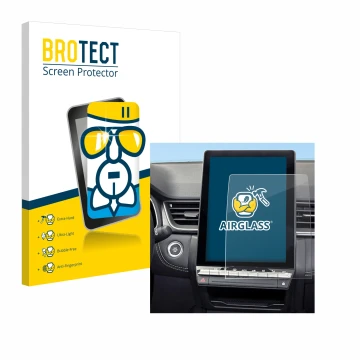 Vorderseite einer Produktverpackung mit dem Markenlogo BROTECT. Daneben ist das Gerät Renault Symbioz 2024 mit dem zugehörigen