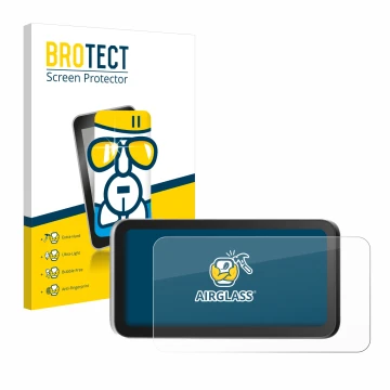 Vorderseite einer Produktverpackung mit dem Markenlogo BROTECT. Daneben ist das Gerät Einstar VEGA mit dem zugehörigen Display