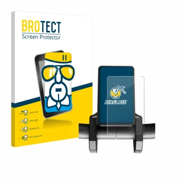 Vorderseite einer Produktverpackung mit dem Markenlogo BROTECT. Daneben ist das Gerät Joyor S5 V1 mit dem zugehörigen Displays