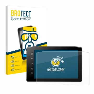 Vorderseite einer Produktverpackung mit dem Markenlogo BROTECT. Daneben ist das Gerät Ekiy MTC07 6.25