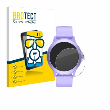 Vorderseite einer Produktverpackung mit dem Markenlogo BROTECT. Daneben ist das Gerät SPC Smartee Duo Vivo 1.27