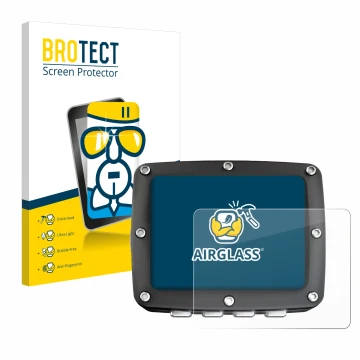 Vorderseite einer Produktverpackung mit dem Markenlogo BROTECT. Daneben ist das Gerät Ratio iX3M 2 Pro mit dem zugehörigen Dis