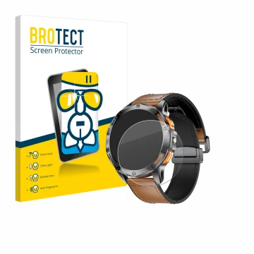 Vorderseite einer Produktverpackung mit dem Markenlogo BROTECT. Daneben ist das Gerät Dremac DM1-F 1.43