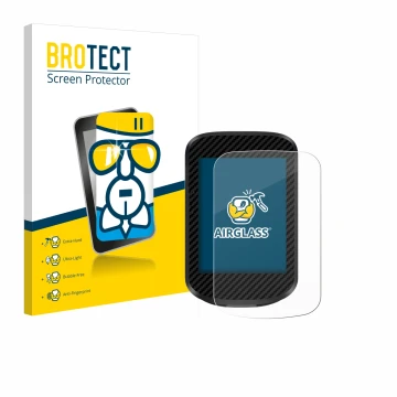 Vorderseite einer Produktverpackung mit dem Markenlogo BROTECT. Daneben ist das Gerät igpsport BSC300T mit dem zugehörigen Dis