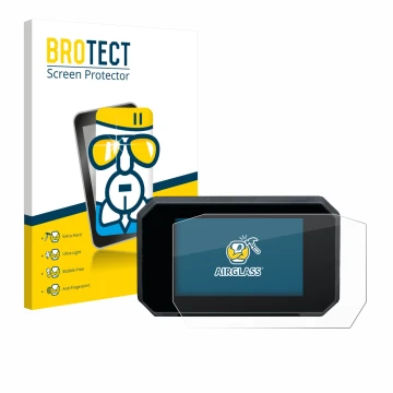 Vorderseite einer Produktverpackung mit dem Markenlogo BROTECT. Daneben ist das Gerät Suzuki GSX-S1000GT mit dem zugehörigen D