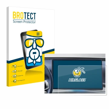 Vorderseite einer Produktverpackung mit dem Markenlogo BROTECT. Daneben ist das Gerät BYD Atto 3 Design 16