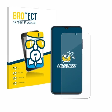 Vorderseite einer Produktverpackung mit dem Markenlogo BROTECT. Daneben ist das Gerät Hotwav Note 13 Pro mit dem zugehörigen D