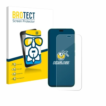 Vorderseite einer Produktverpackung mit dem Markenlogo BROTECT. Daneben ist das Gerät Honor X8c mit dem zugehörigen Displaysch