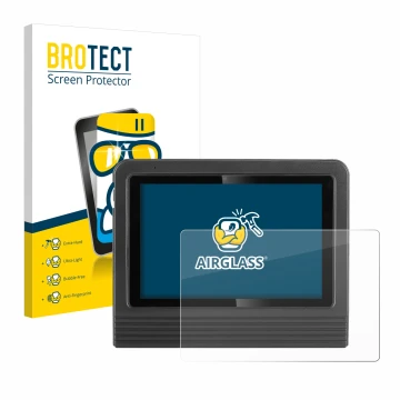 Vorderseite einer Produktverpackung mit dem Markenlogo BROTECT. Daneben ist das Gerät Launch X-431 V+ 5.0 Pro3S mit dem zugehö