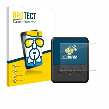 Vorderseite einer Produktverpackung mit dem Markenlogo BROTECT. Daneben ist das Gerät ISDT 608PD mit dem zugehörigen Displaysc