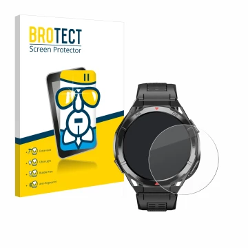 Vorderseite einer Produktverpackung mit dem Markenlogo BROTECT. Daneben ist das Gerät Oukitel BT12 1.43