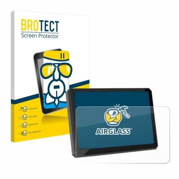 Vorderseite einer Produktverpackung mit dem Markenlogo BROTECT. Daneben ist das Gerät Carpuride W712D 7
