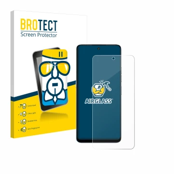 Vorderseite einer Produktverpackung mit dem Markenlogo BROTECT. Daneben ist das Gerät Umidigi Note 100 5G mit dem zugehörigen 