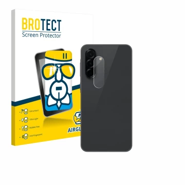 Vorderseite einer Produktverpackung mit dem Markenlogo BROTECT. Daneben ist das Gerät Samsung Galaxy A36 5G (NUR Kameraschutz)
