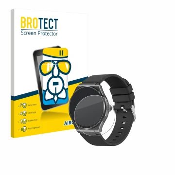 Vorderseite einer Produktverpackung mit dem Markenlogo BROTECT. Daneben ist das Gerät Knauermann Pro 3 2024 (rund) mit dem zug