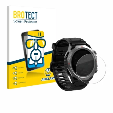 Vorderseite einer Produktverpackung mit dem Markenlogo BROTECT. Daneben ist das Gerät Atheewon S10 1.39