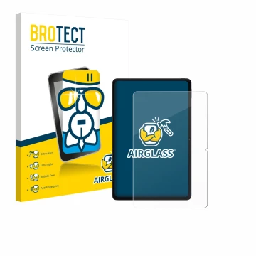 Vorderseite einer Produktverpackung mit dem Markenlogo BROTECT. Daneben ist das Gerät Xiaomi POCO Pad 11