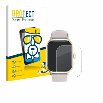 Vorderseite einer Produktverpackung mit dem Markenlogo BROTECT. Daneben ist das Gerät LAOYABB QS07 2.01